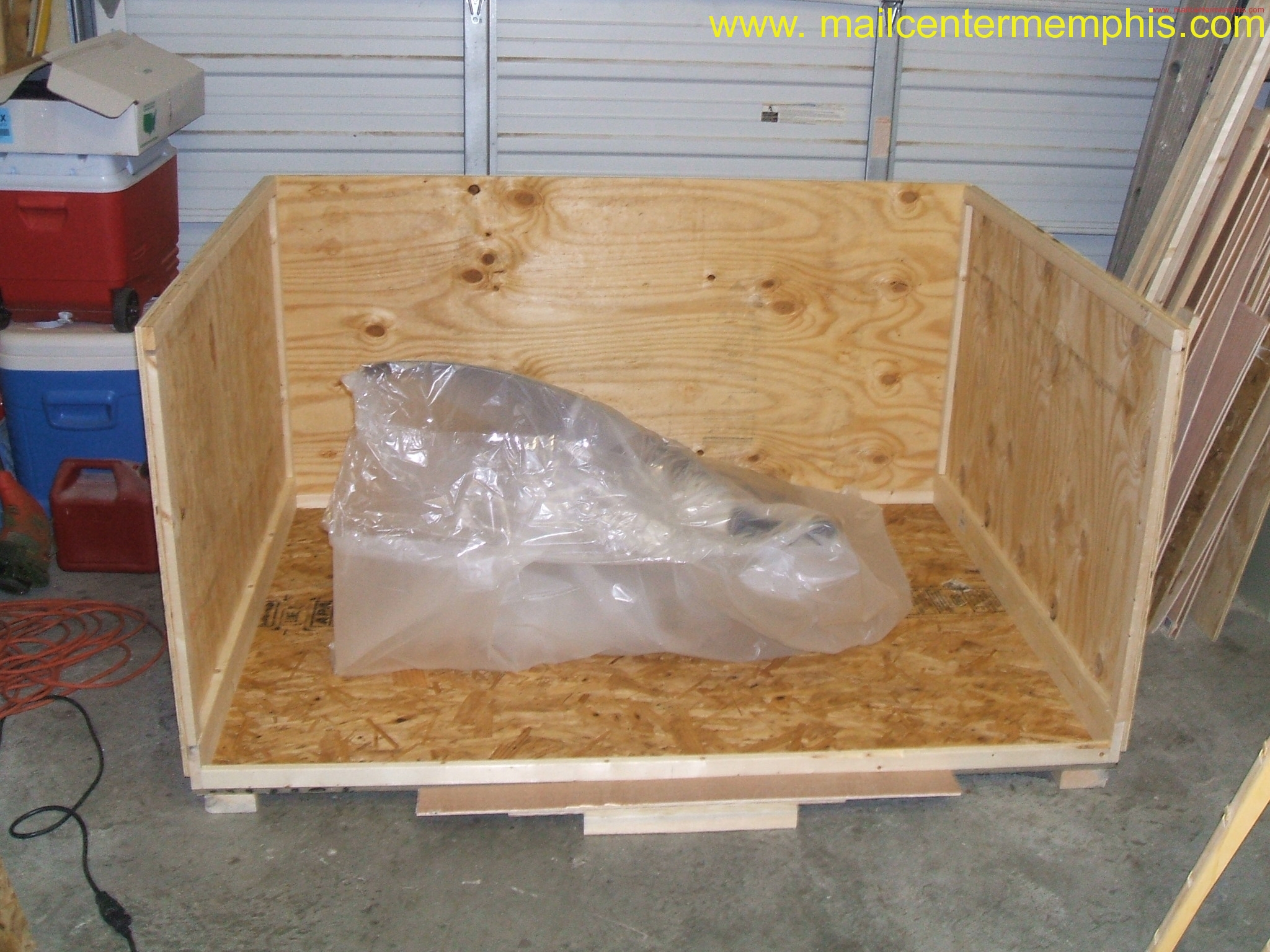 Goose in Crate wrapped (2)